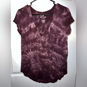 Maroon v-neck